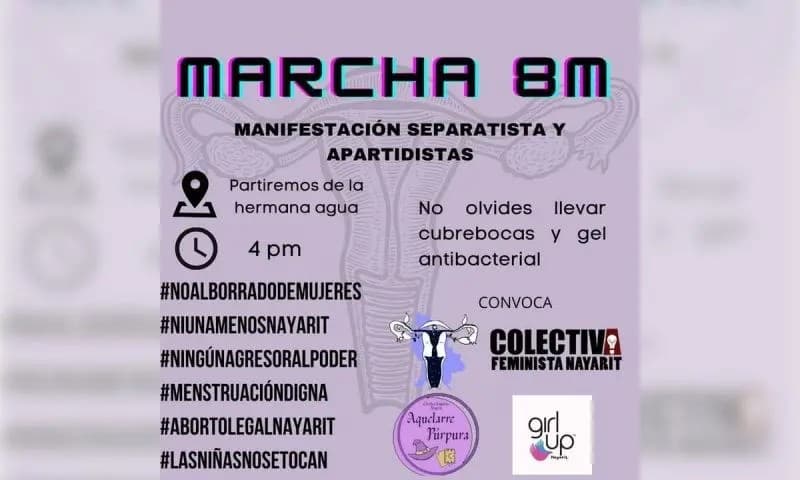 Colectivos feministas de preparan para conmemorar el 8 de marzo