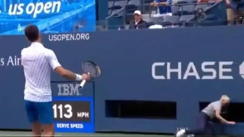 VIDEO: Descalifican a Novak Djokovic del US Open por agredir a una jueza
