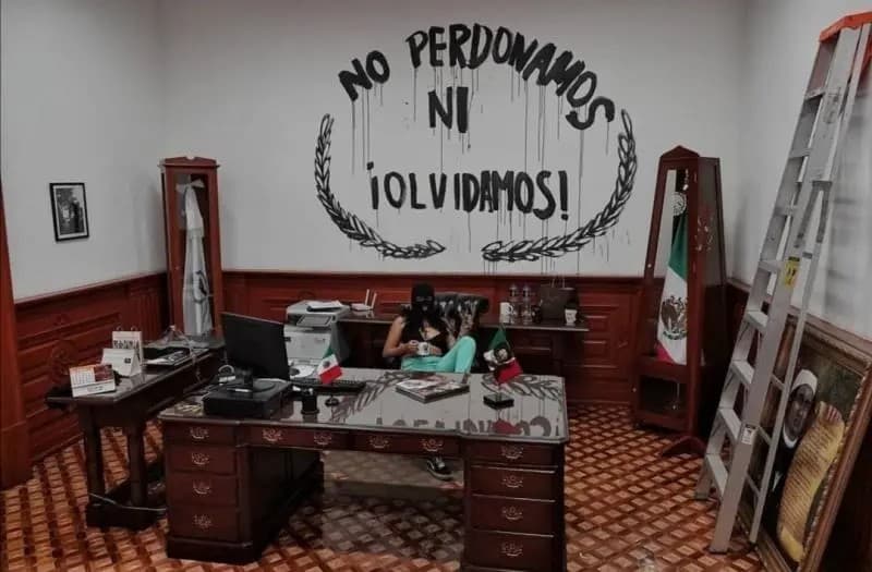 AMLO condenó toma de instalaciones de la CNDH; \"Claro que no me gustó\"