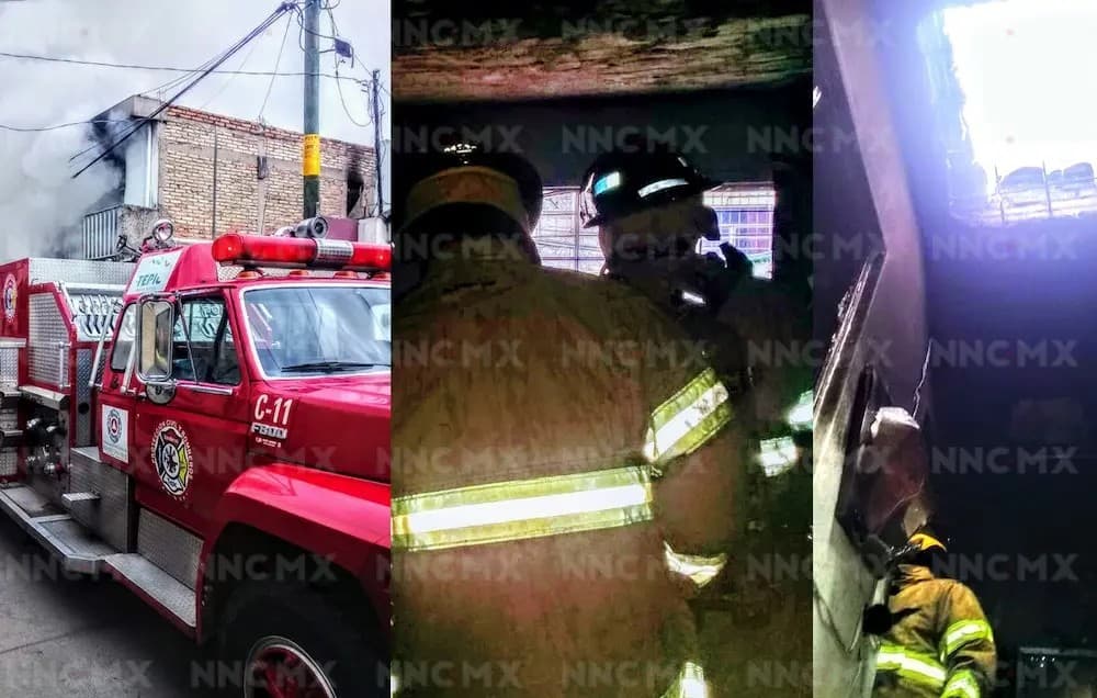Tepic. Arrasa incendio vivienda la Vicente Guerrero