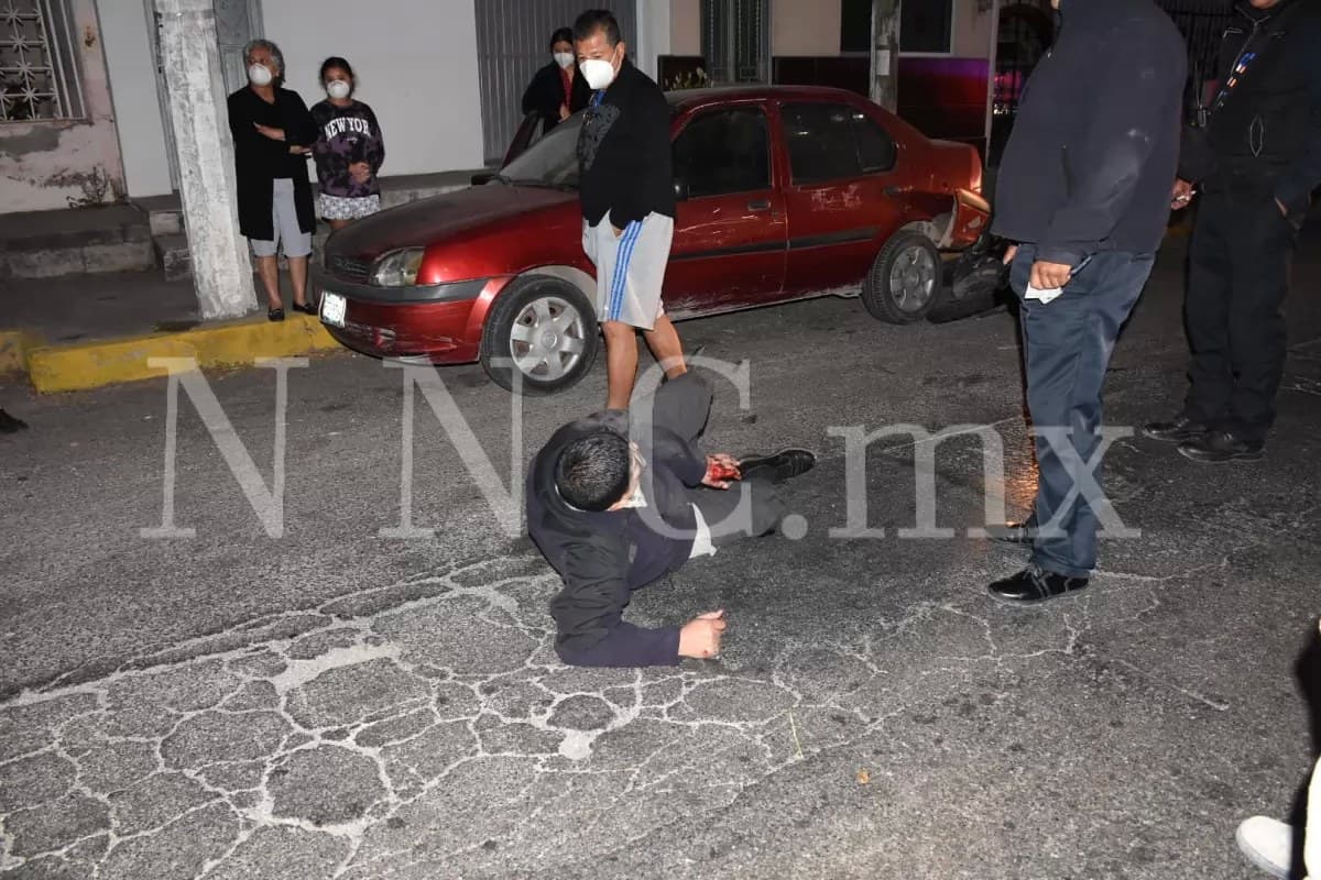 Se accidenta elemento de la Guardia Nacional