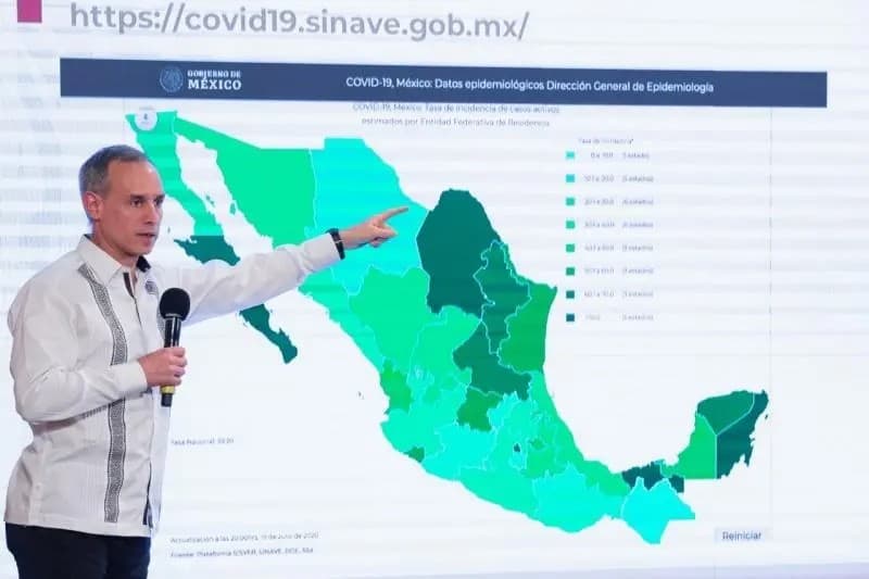 Coronavirus. México supera las 39 mil muertes y acumula 344 mil 224 casos
