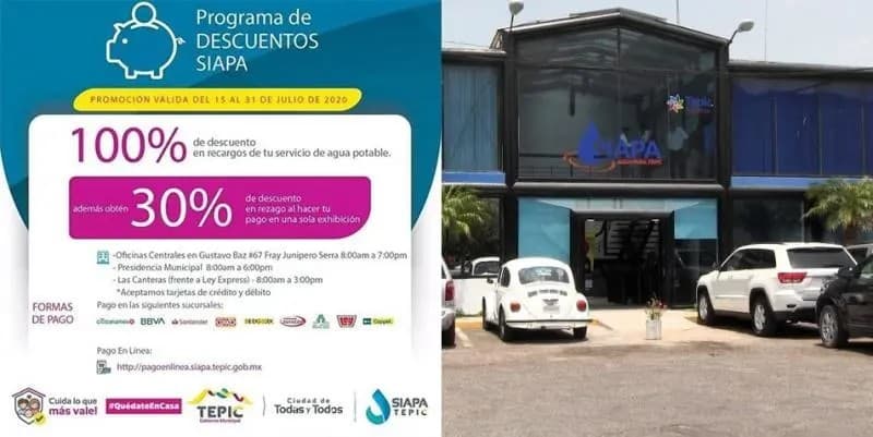 SIAPA Tepic anuncia que mañana vence el plazo para aprovechar descuentos