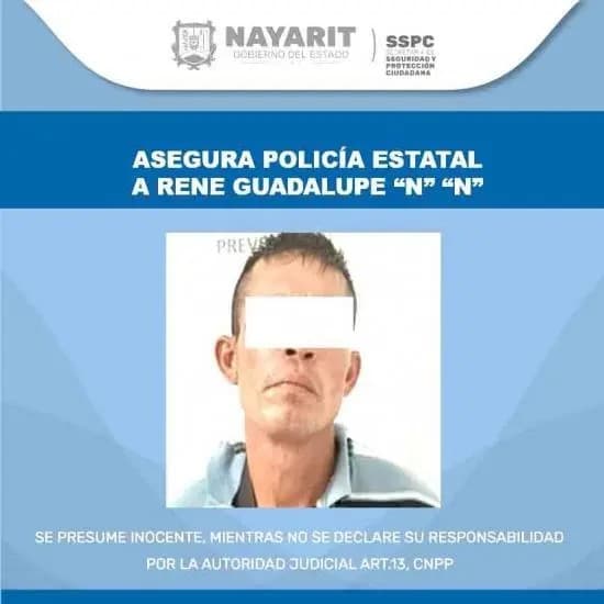 En el centro de tepic fue detenido