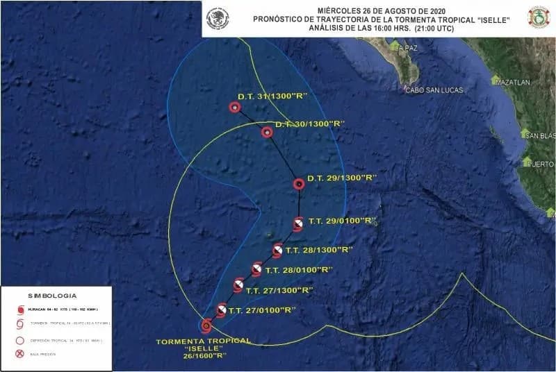 Prevén Autoridades Fuertes Tormentas Por la Tormenta ‘Hernán’ y la Depresión Tropical 14-E en el Pacífico