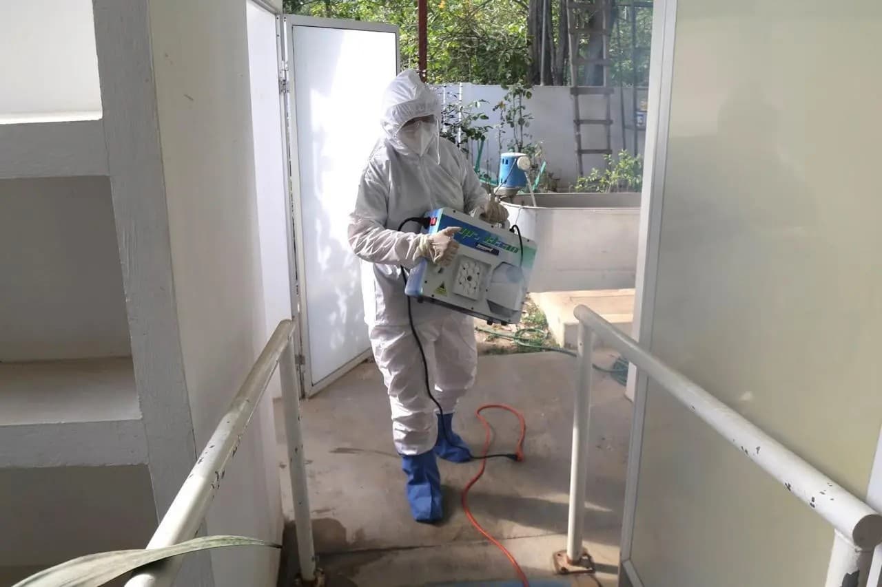 Cumple Bahía de Banderas acciones de sanitización en Presidencia  Municipal