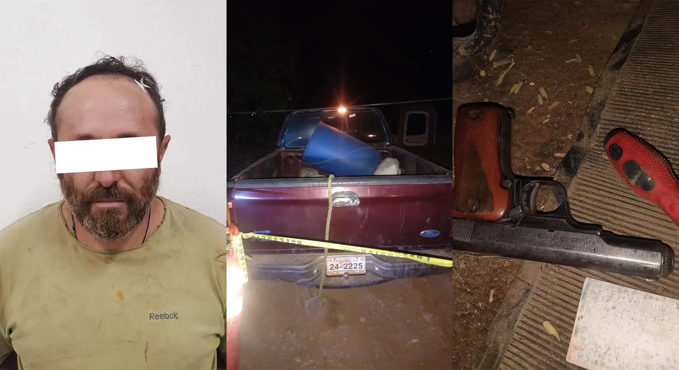 Capturan a sujeto tras persecución