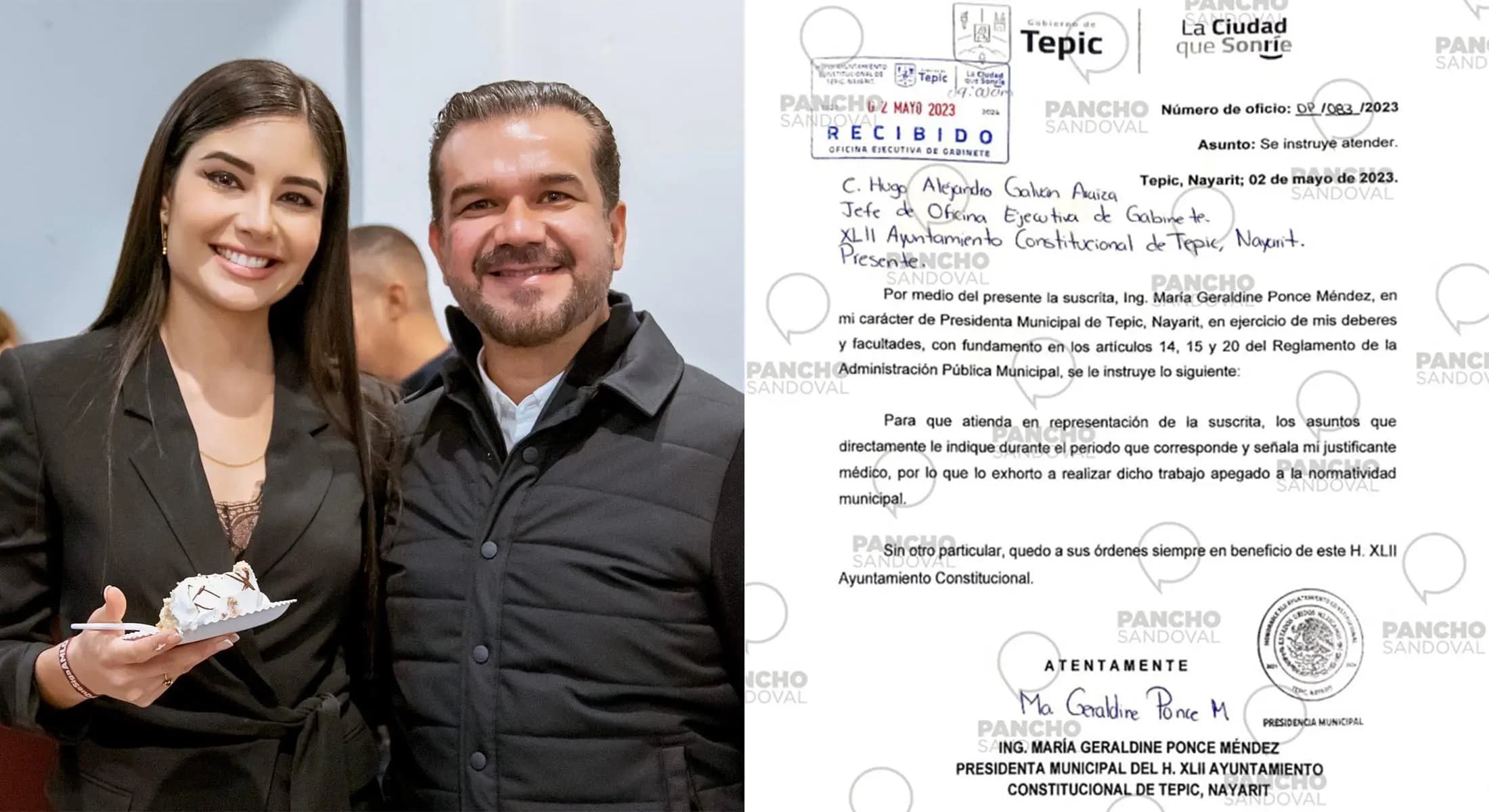 Reaparece Galván; Tomará el lugar de Geraldine por 15 días