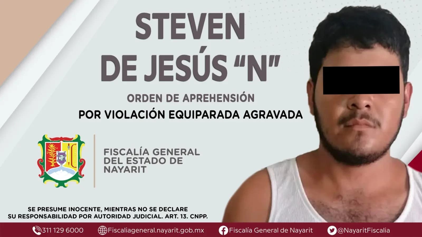 Detenido en rosamorada por violación equiparada agravada