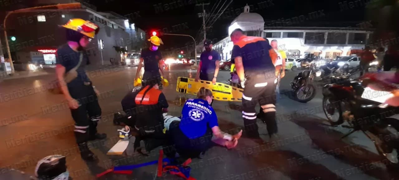 ¡camioneta atropelló otro motociclista!