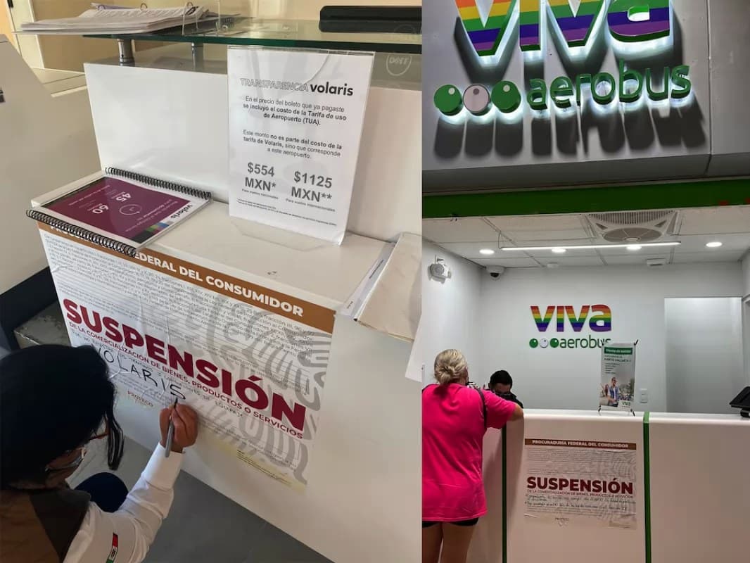 Responde PROFECO a Viva Aerobús y Volaris