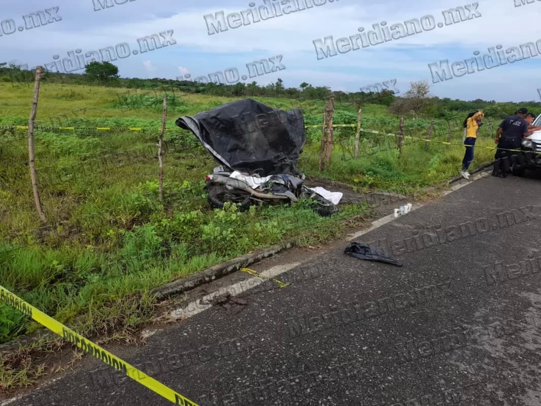 ¡hallaron muerto a joven motociclista!