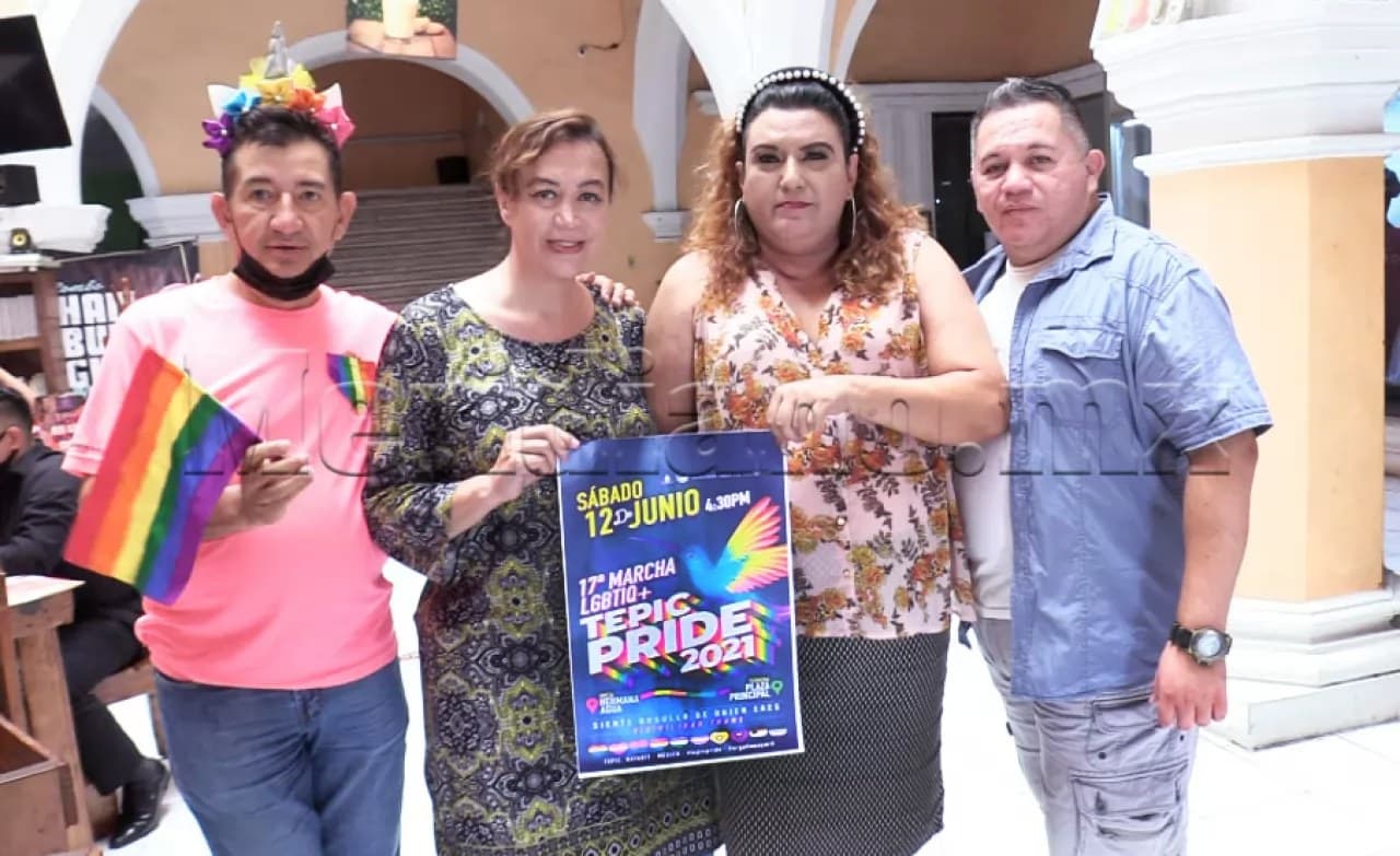 Convocan asociaciones civiles a Marcha Tepic Pride 2021