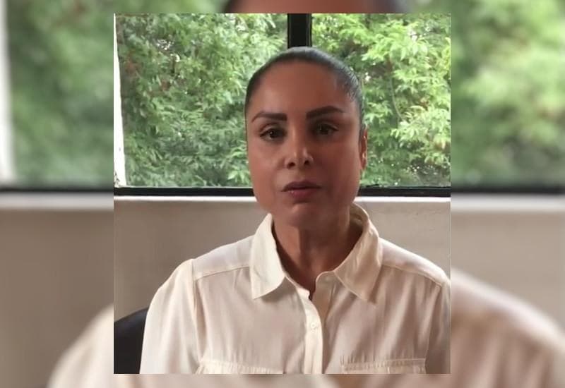 Se manifiesta esposa de Roberto Sandoval, pide intervención de AMLO