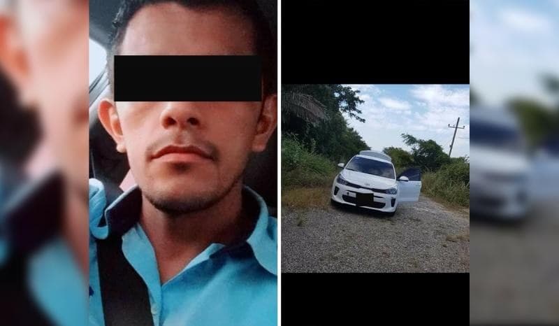 Atrapan a presunto criminal. Traía el auto de un chofer de uber asesinado