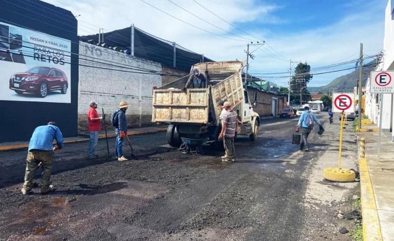 Reporta Ayuntamiento de Tepic gran avance en programa de bacheo