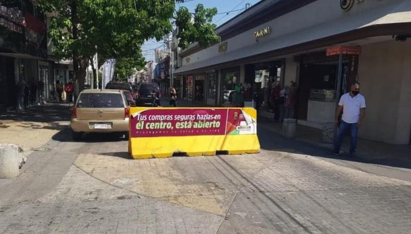 Sinaloa. Retiran otro muro en el Centro de Culiacán