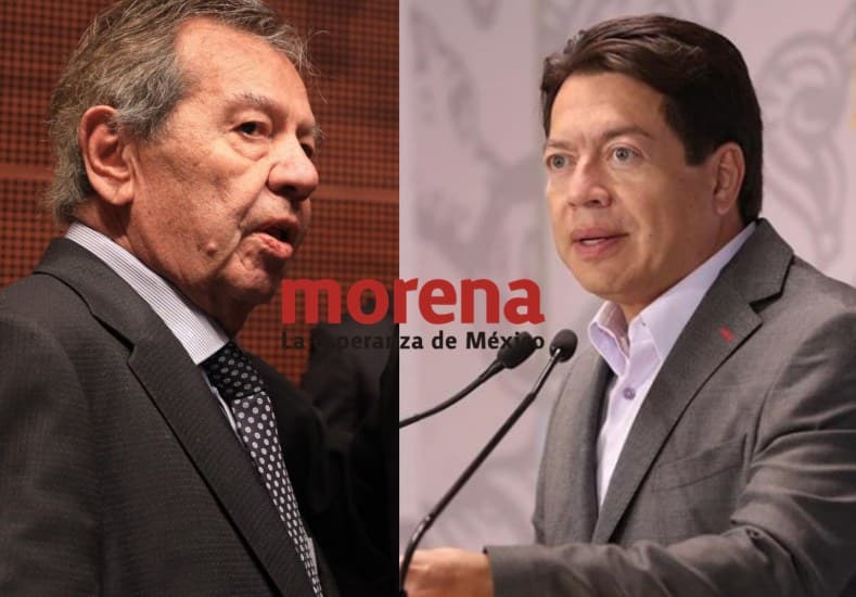 Morena. Ordena INE retirar publicidad a Muñoz Ledo y Mario Delgado