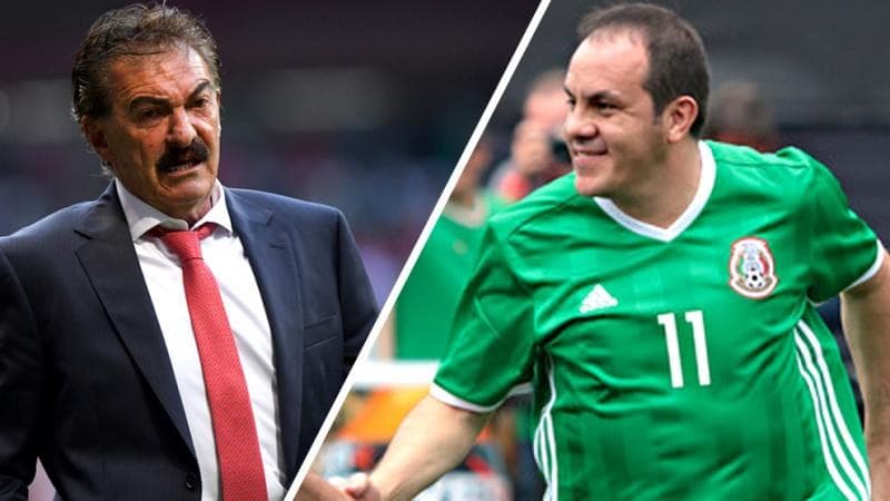 La Volpe acepta que fue error no llamar a Cuauhtémoc Blanco