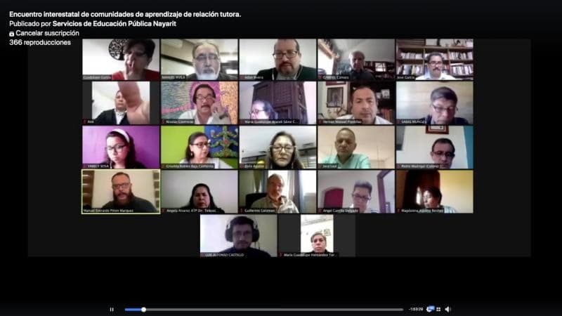 SEPEN inauguró encuentro virtual interestatal de comunidades de aprendizaje tutora