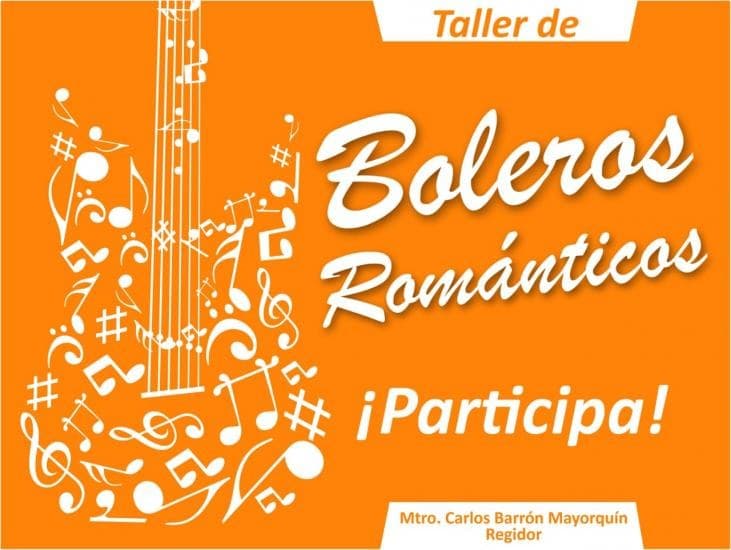 Invita Carlos Barrón al taller en línea de Boleros Románticos en Nayarit