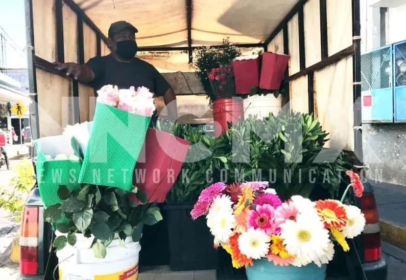 Florerías de Tepic prevén bajas ventas este 14 de febrero