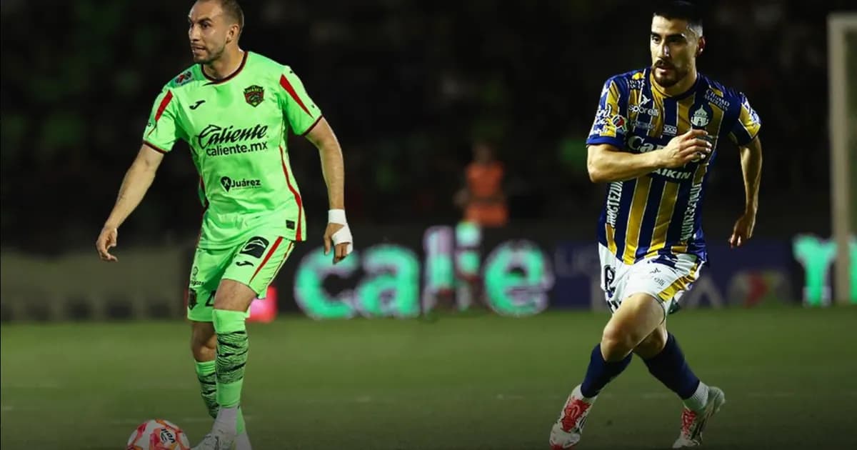 Juárez venció 2-1 a San Luis con doblete de Ayón en el Clausura 2026