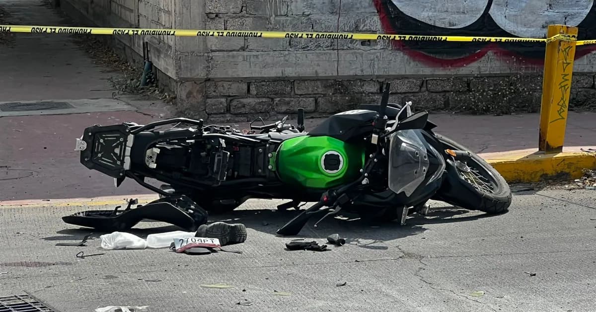 Motociclista resulta herido en choque por alcance en Aguamilpa, Nayarit