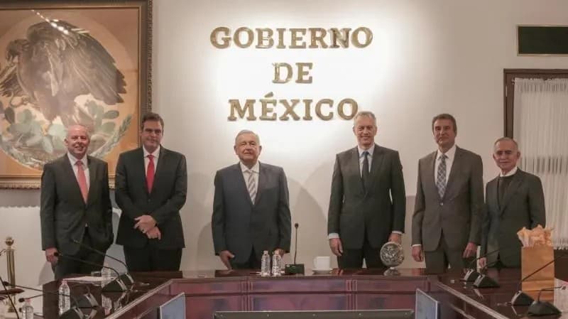 México. Dialoga AMLO con directivos de Coca-Cola en Palacio Nacional