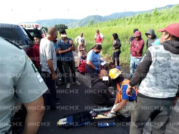 7 heridos en choque por alcance