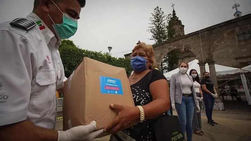 \"Jalisco sin Hambre\" Entrega Despensas