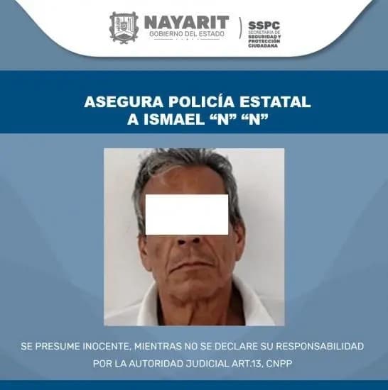 Sesentón preso en el aguacate