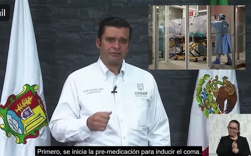 \"Los Hospitales de Nayarit ya están llenos\": Antonio Echevarría
