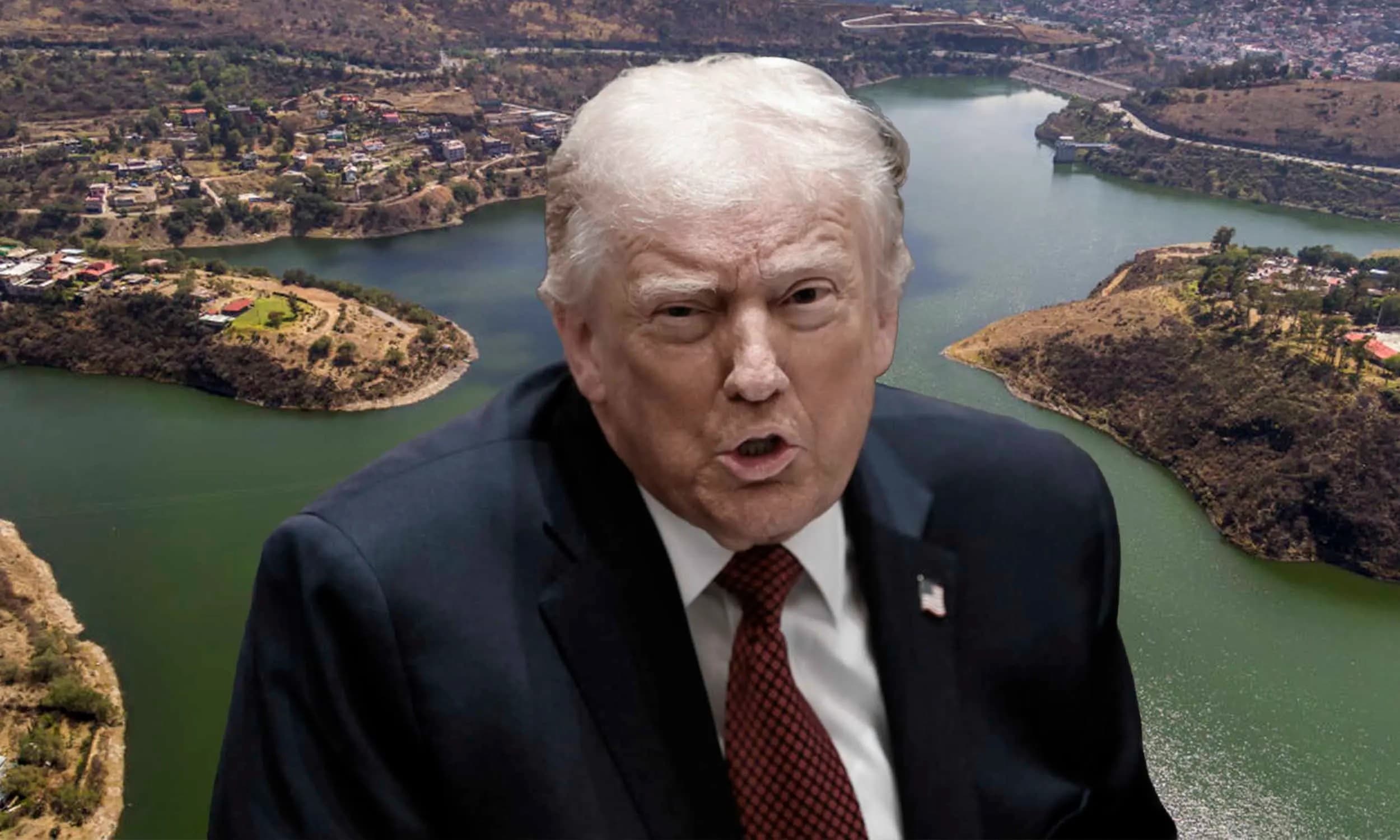 Trump intensifica presión: Amenaza aranceles de 5% si México no entrega agua