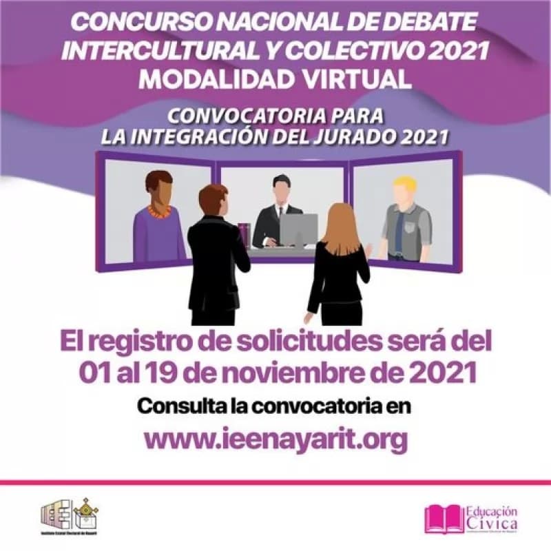 Convoca IEEN a ser juez en concurso nacional de debate
