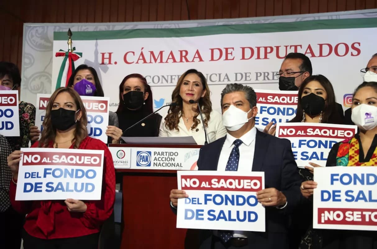 Acusa PAN al Gobierno Federal de intentar saquear Fondo de Salud