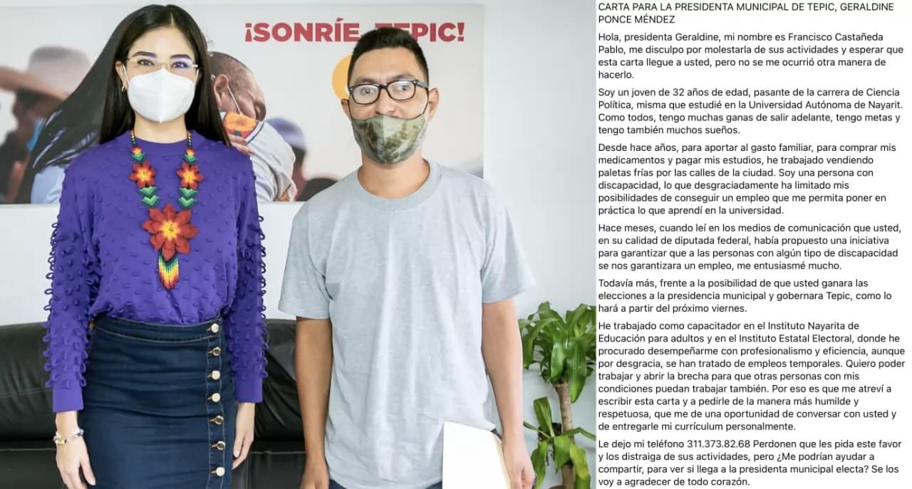 Escucha Geraldine Ponce a la ciudadanía y promueve la inclusión social