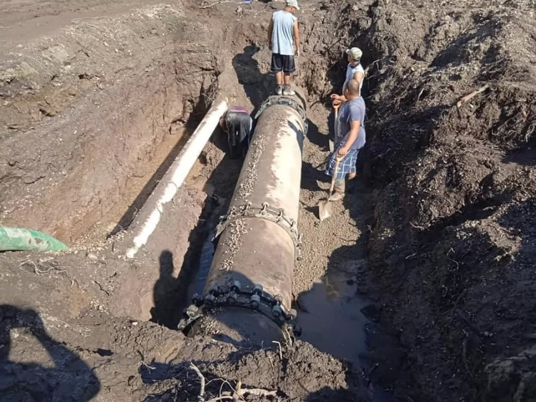 Restablecen servicio de agua potable al sur de Tepic