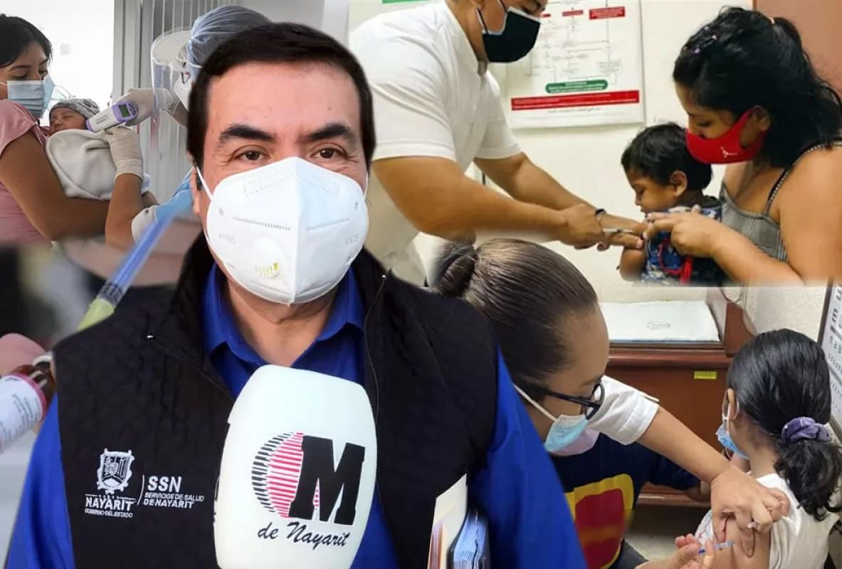 Avanza vacunación contra sarampión y rubéola en Nayarit