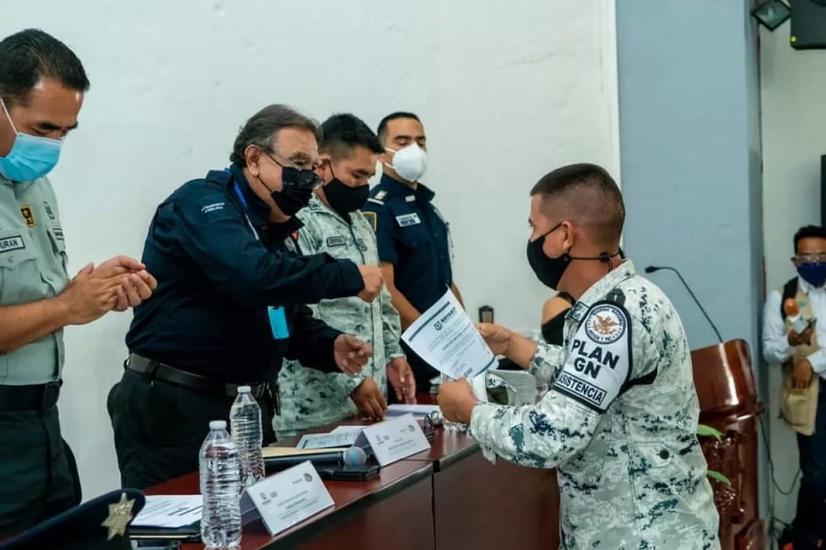 Capacitan a elementos de la Guardia Nacional como primeros respondientes