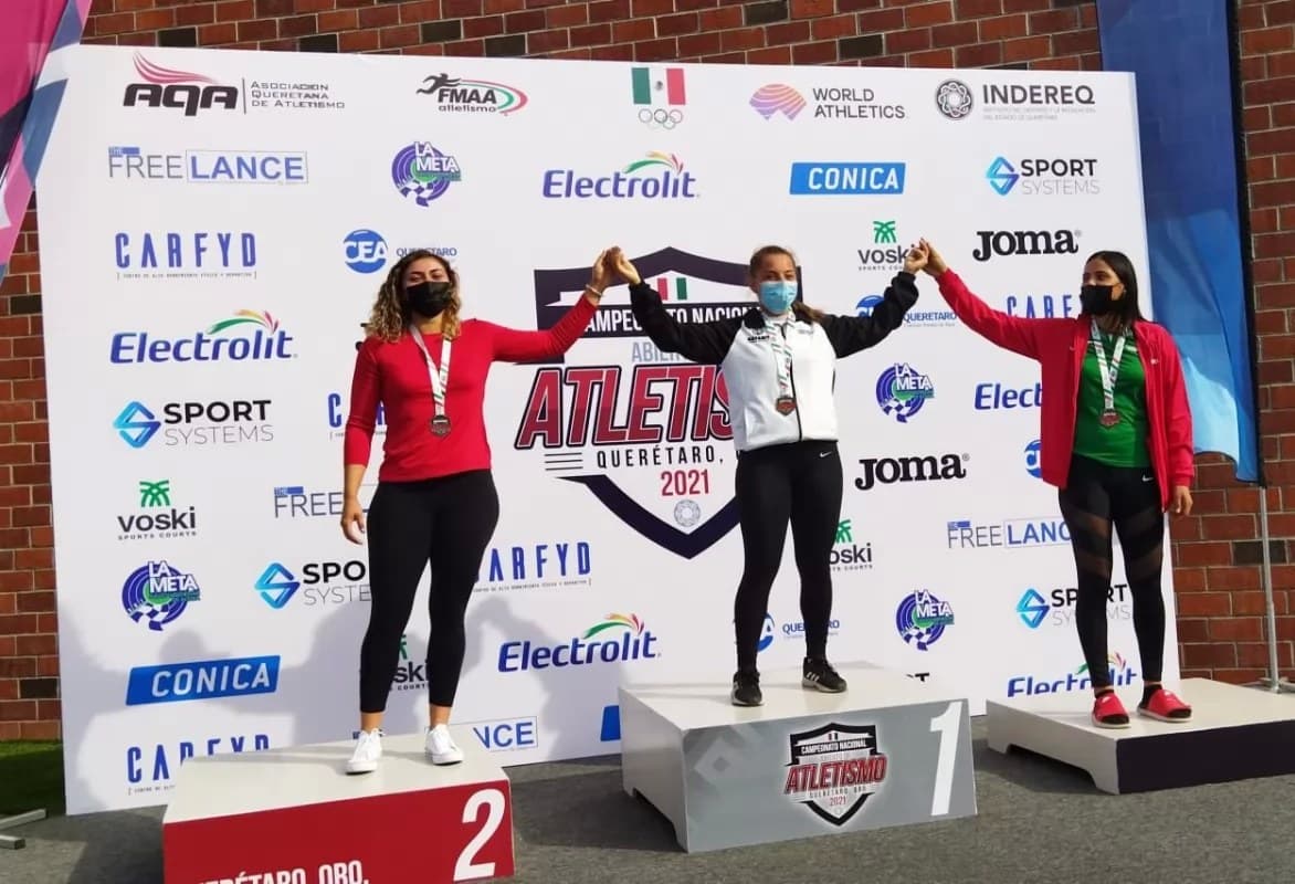 Nayaritas destacan en el Campeonato Nacional de Primera Fuerza de Atletismo