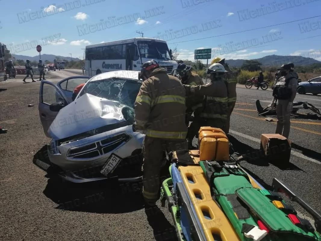 ¡terrible choque en el monteon!