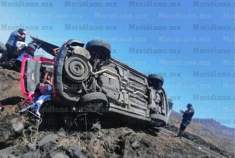 ¡Tragedia en el Ceboruco!: Un muerto y cuatro heridos