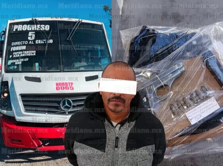 Cae chofer de camión por portación de arma de fuego en Tepic