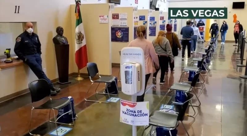 Avanza vacunación a connacionales en Estados Unidos y Canadá