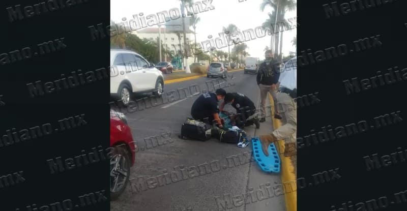 Atropellan a hombre de la tercera edad en Puerto Vallarta