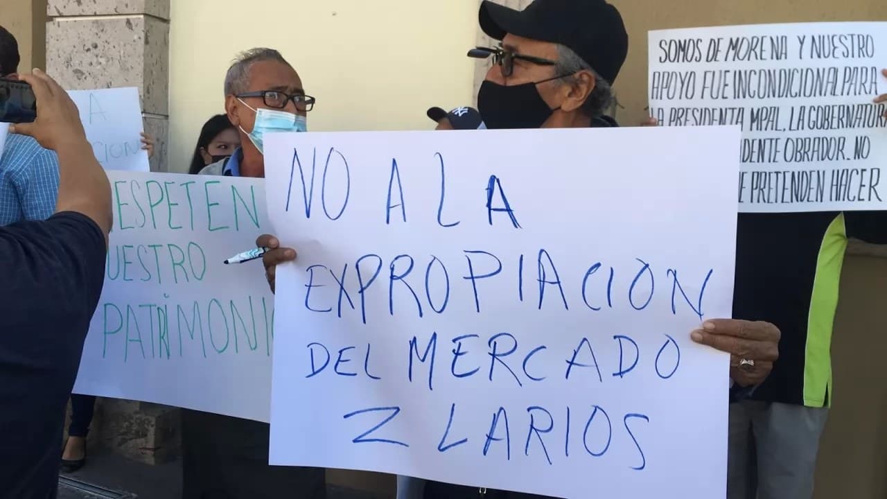 Locatarios se oponen a la expropiación del Mercado Z. Larios