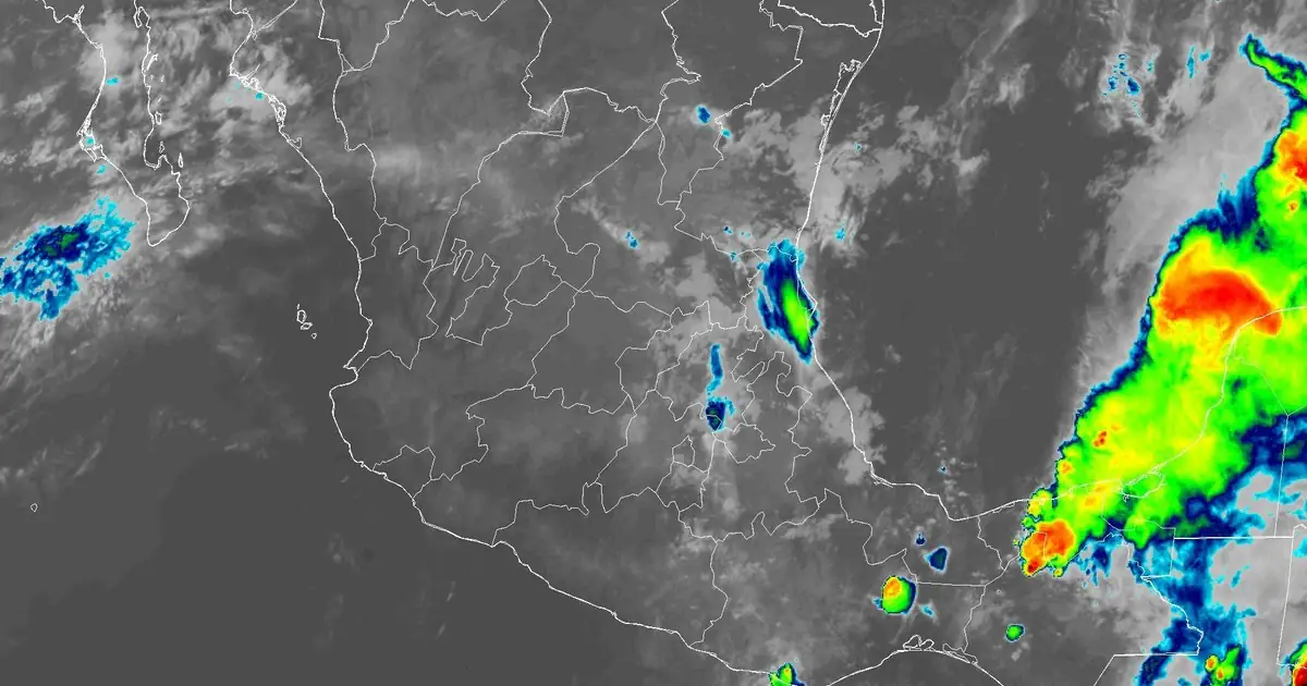 Clima en México lunes 25 de mayo 2026: lluvias intensas en 8 ciudades y temperaturas de hasta 39°C