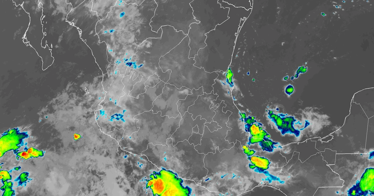 Clima en México hoy martes 11 de agosto de 2026: tormentas eléctricas, granizo y calor extremo en 15 ciudades