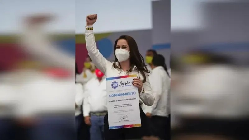 Gloria Núñez toma protesta como candidata a Gobernadora de Nayarit